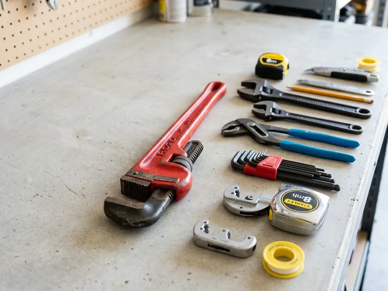 Professional plumbers in Salineño North, TX equipped with top-tier tools for residential and commercial plumbing services.